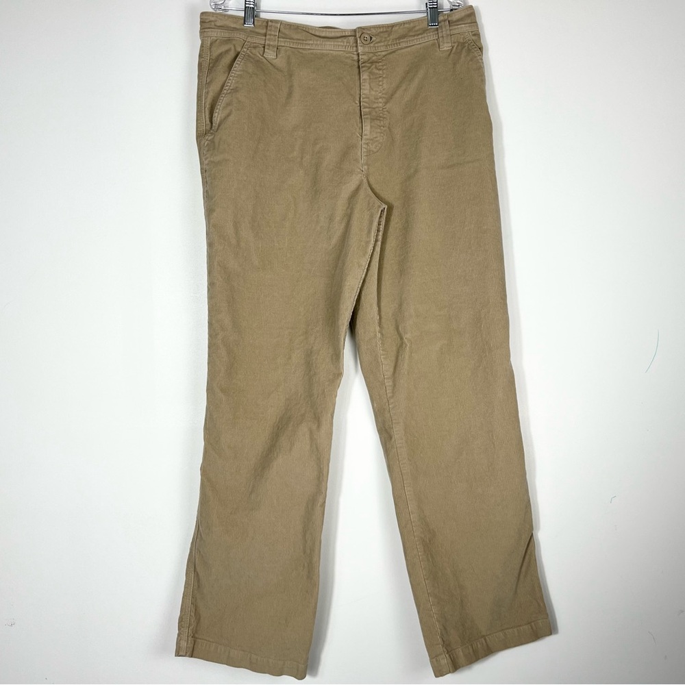 The North Face Khaki Brown Flat Front Corduroy Pants Men's L Outdoor Gorpcore